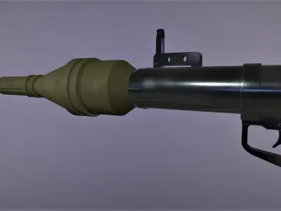 RPG 7 Launcher Low-poly 3D model
