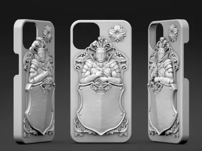 Iphone 13 Case - Knight 3D model