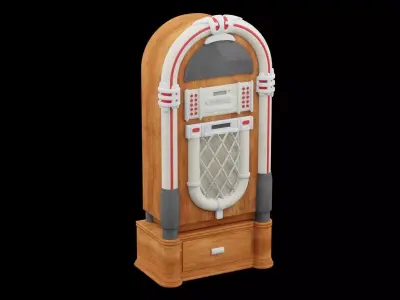 Retro Jukebox 3D model