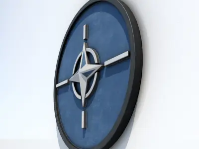 Nato Plate  Low-poly 3D model