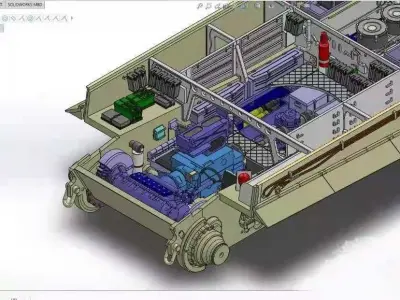 The tiger tank 3D print model