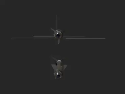 eroVironment Switchblade 600 Predator Drone Missile Low-poly 3D model