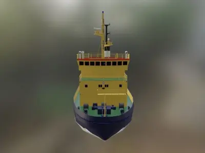 Swedish Icebreaker Ale Low-poly 3D model