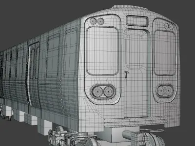 Chicago and Washington metro trains 3D Model Pack