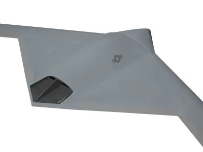 3D RQ-180 Unmanned reconnaissance aircraft 3D model