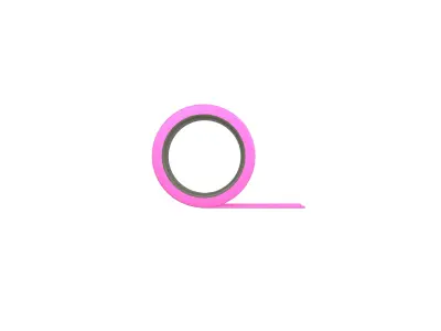 Cartoon Tape v1 006 Low-poly 3D model