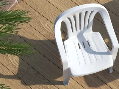  Plastic Chair White 