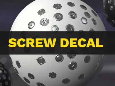 SCI-FI 16 Screw Decal Pack  Texture