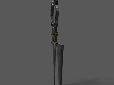 Medieval Fancy Scissors Free 3D model