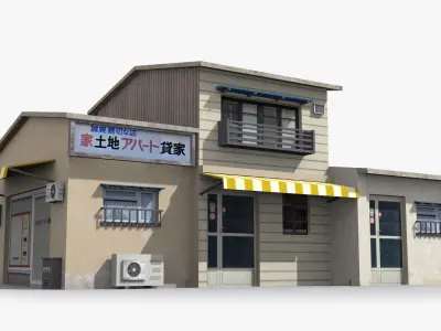 25 Japanese House Collection 3D Model Pack