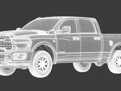 Ram 2500 Limited 2025 Heavy Duty Truck 3D model