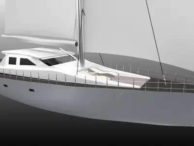 Sailing Yacht 3D model