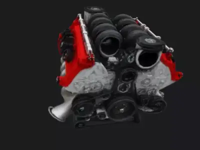 Car Engine 3D Model 3D model