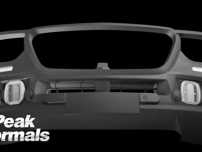 Sprinter Bullbar Low-poly 3D model
