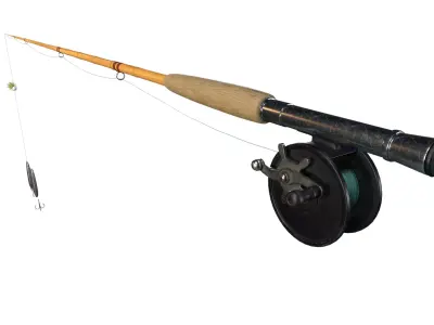 Fishing rod 3D model purchase