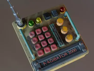 Control Panel 3D model purchase