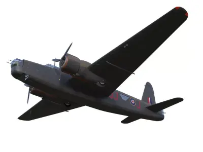 vickers wellington mk X 3D model