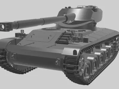 AMX-13 3D Model tank 3D model