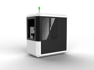 Band Precision spraying machine 3D model