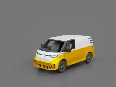 Volkswagen ID Buzz Cargo Van 2022 3D model