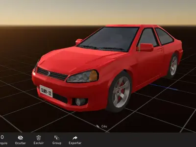 Darnex Coupe by DanielFNAT Low-poly 3D model