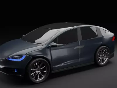 Tesla Car Free 3D model