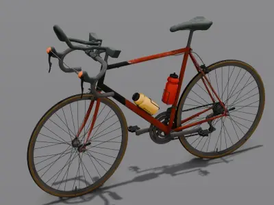 Bicycle 3D Model Low-poly 3D model