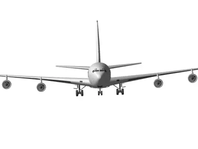 Boeing 707 3D model