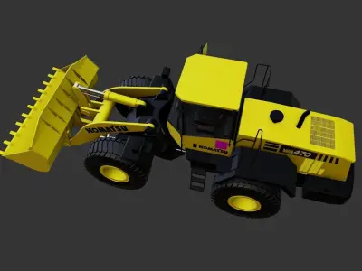 Wheel Loader Komatsu WA420 3D model