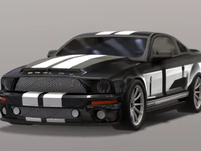 2007 Ford Mustang Shelby GT500 KR Free 3D model