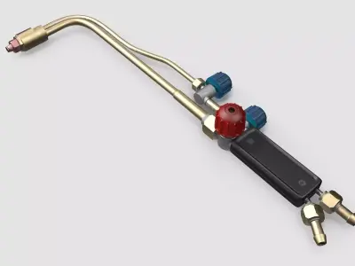Cutting torch 3D model purchase