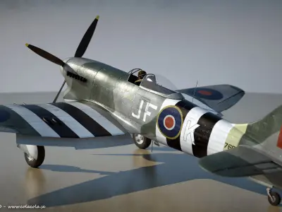 Hawker Tempest 3D model