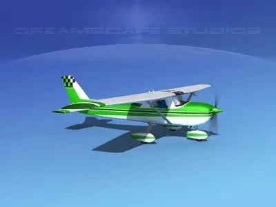 Cessna 150 Aerobat V08 3D model