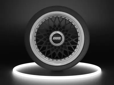 BBS RS 212 Low-poly 3D model