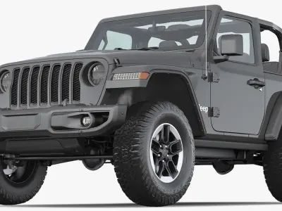 Jeep Wrangler Rubicon 3D model purchase