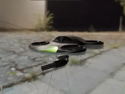 Drone 3D model from CGTrader