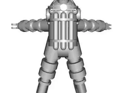TRITONIA002XD diving suit 3D model