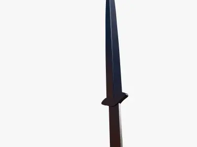 Old Akinak Low-poly 3D model