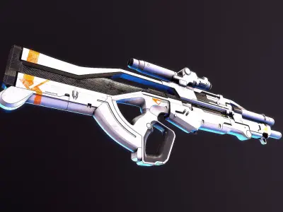 Cerberus M13 Raptor Sniper MASS EFFECT 3D model