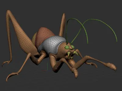 Mutant Grasshopper  3D model