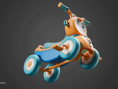 Pedal Ride-On 3D model get