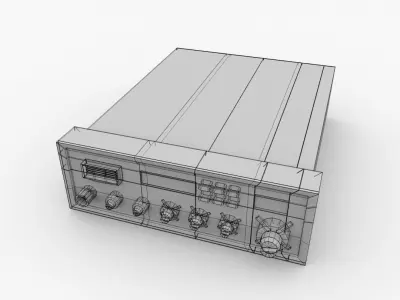 CB Radio 3D model