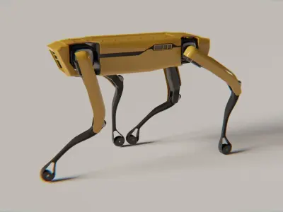 Spot mini rigged 3D model