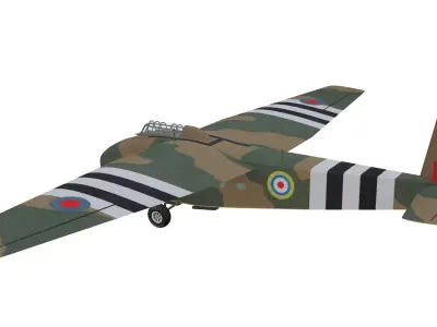 GAL 49 Hamilcar Low-poly 3D model purchase