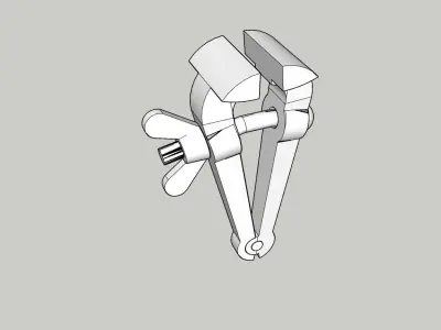 Hand vise 3D model