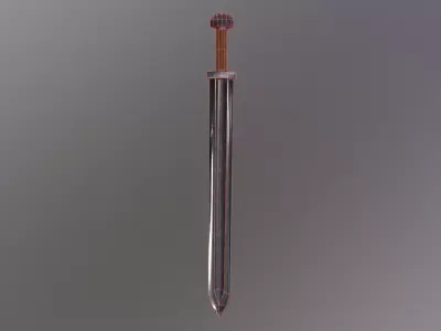 Viking Sword 01 3D model
