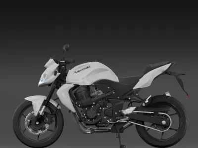 kawasaki Z-750 3D model