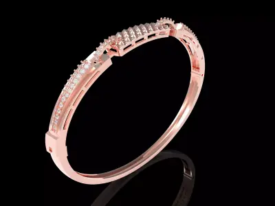 Art Deco Bracelet 09 3D print model