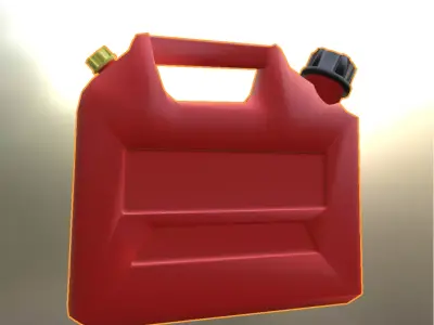 5L Jerry can Low-poly 3D model