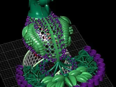  peacock ring   3D print model